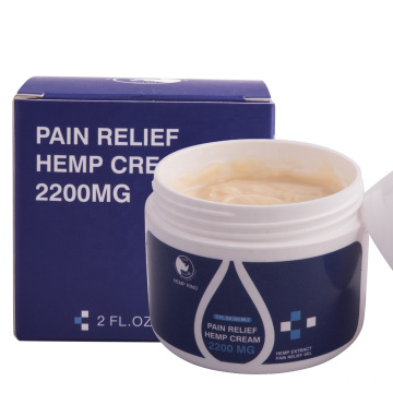 Hot Sale High Concentration 200mg CBD Hemp cream for pain and inflammation relief with private label
